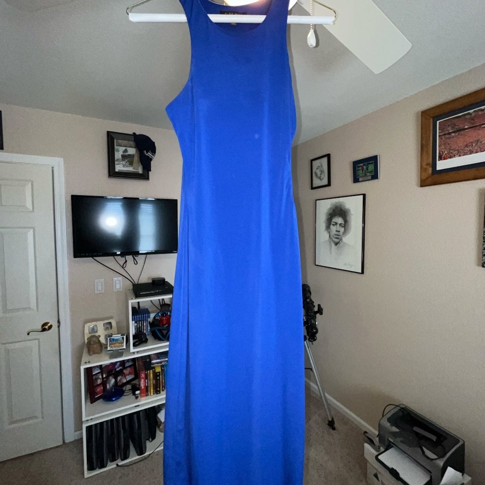 Long Blue Dress